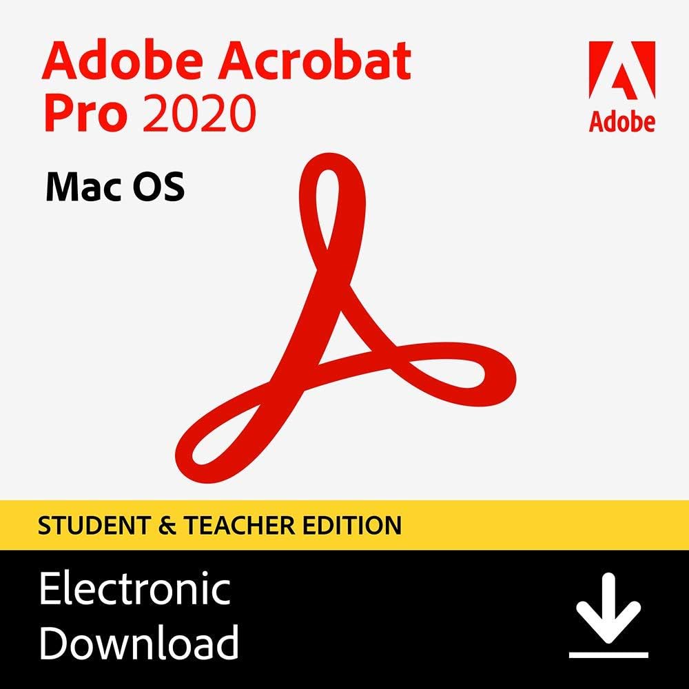 Adobe Acrobat Pro 2020 Student and Teacher | Full Version | Genuine Lifetime License | Australian Stock - INFINITE-ITECH