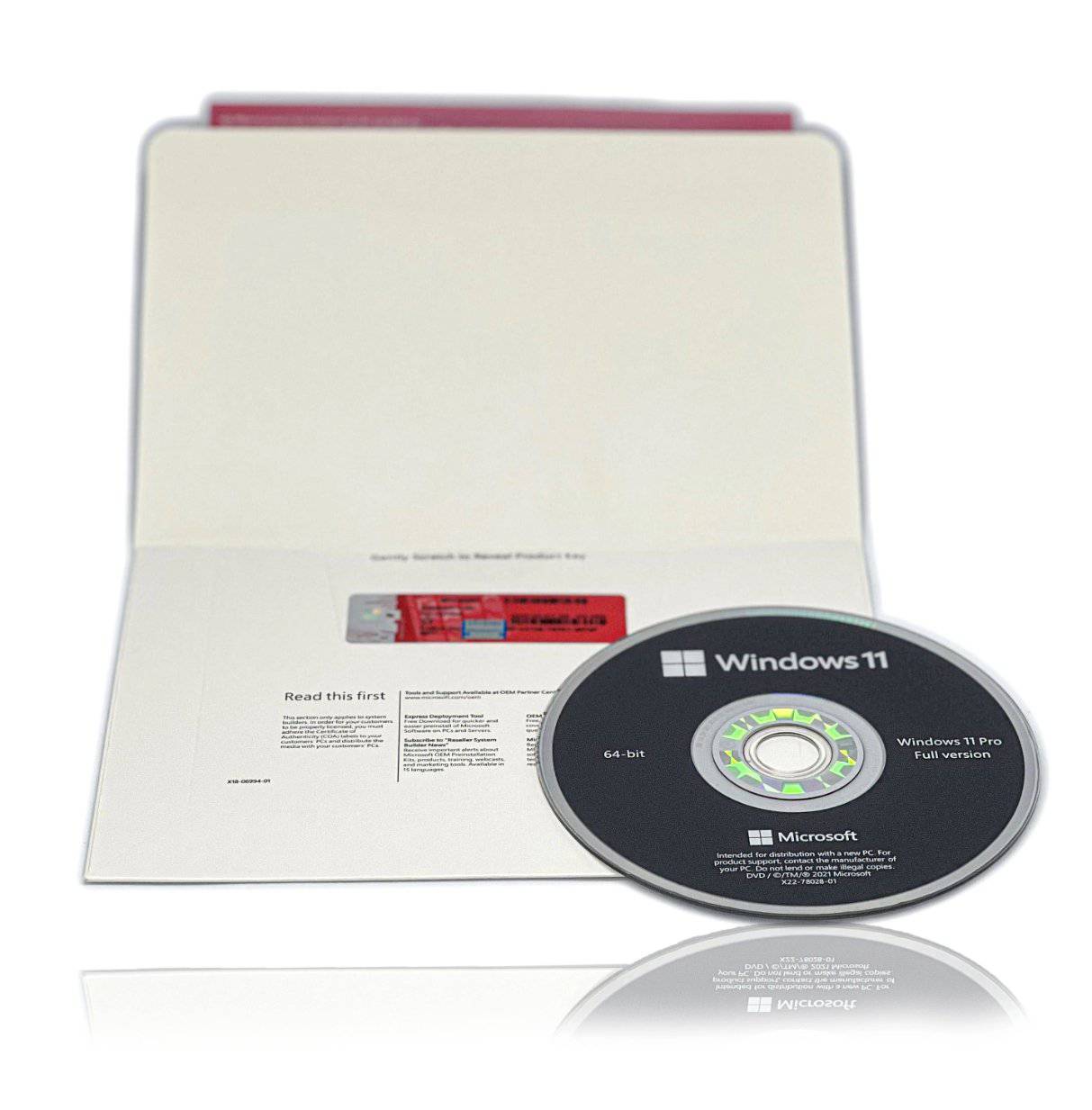 Microsoft Windows 11 Pro 64-Bit English 1PK DSP OEM DVD | License Activation Key for 1 PC | Full Version | FQC-10528 | Australian Stock - INFINITE-ITECH
